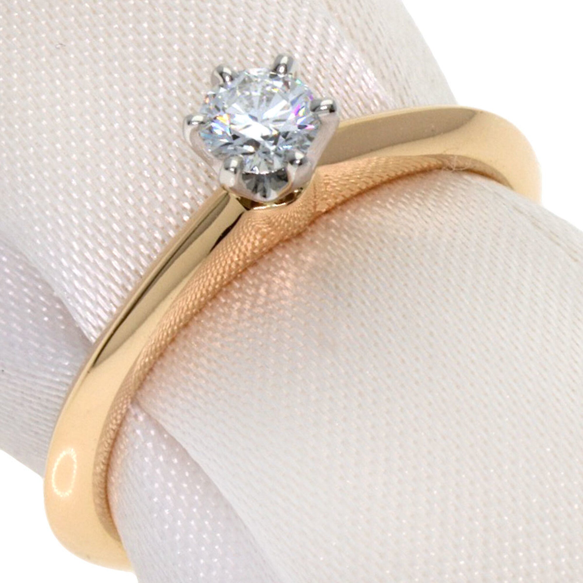 Tiffany Pink Gold Platinum Pink Gold (18K) Platinum 950 Band Ring (Pre-Owned)