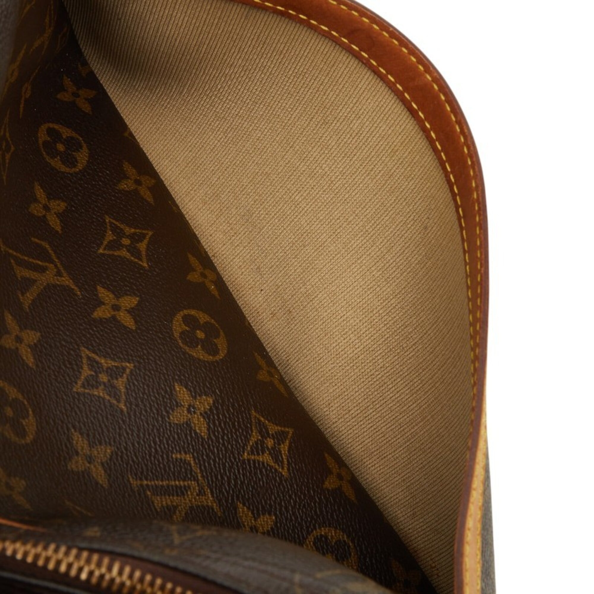 Louis Vuitton Brown Pvc Leather Shoulder Bag (Pre-Owned)