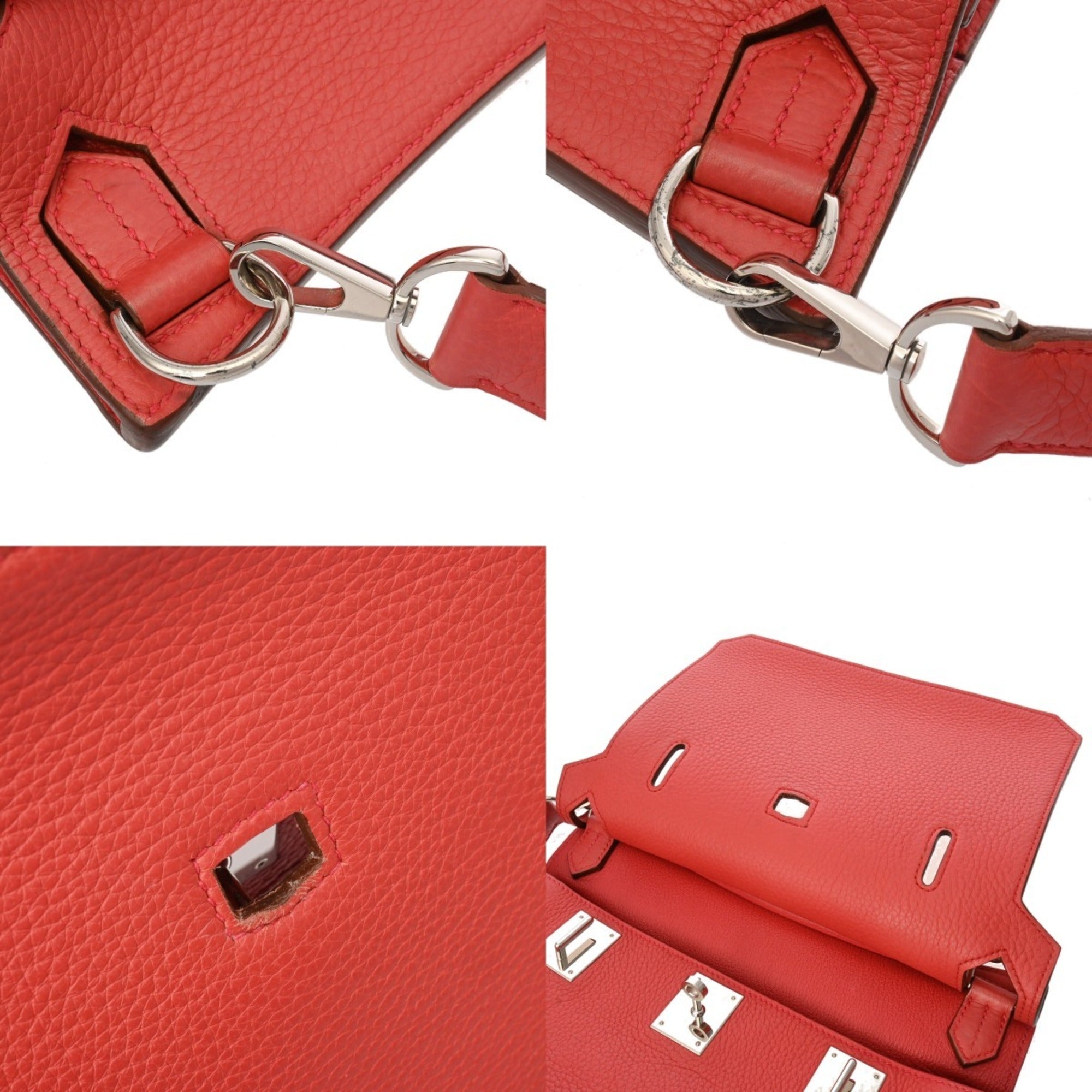Hermes Bougainvillier Taurillon Clemence Leather Shoulder Bag (Pre-Owned)
