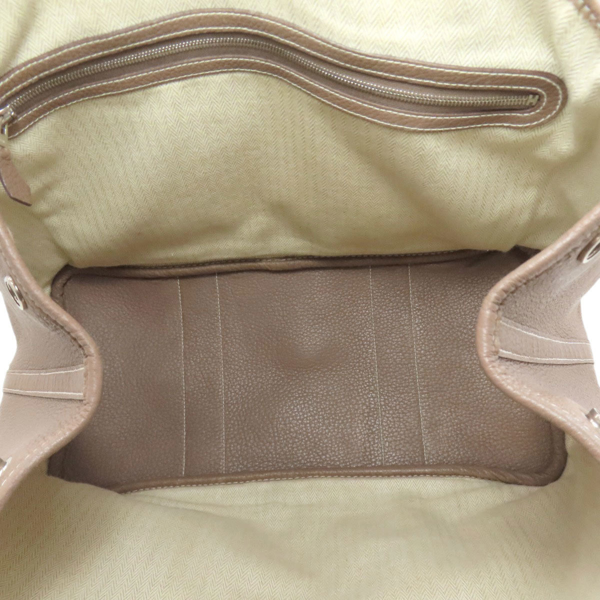 Hermes Garden Etoupe Gray Negonda Leather Tote Bag (Pre-Owned)