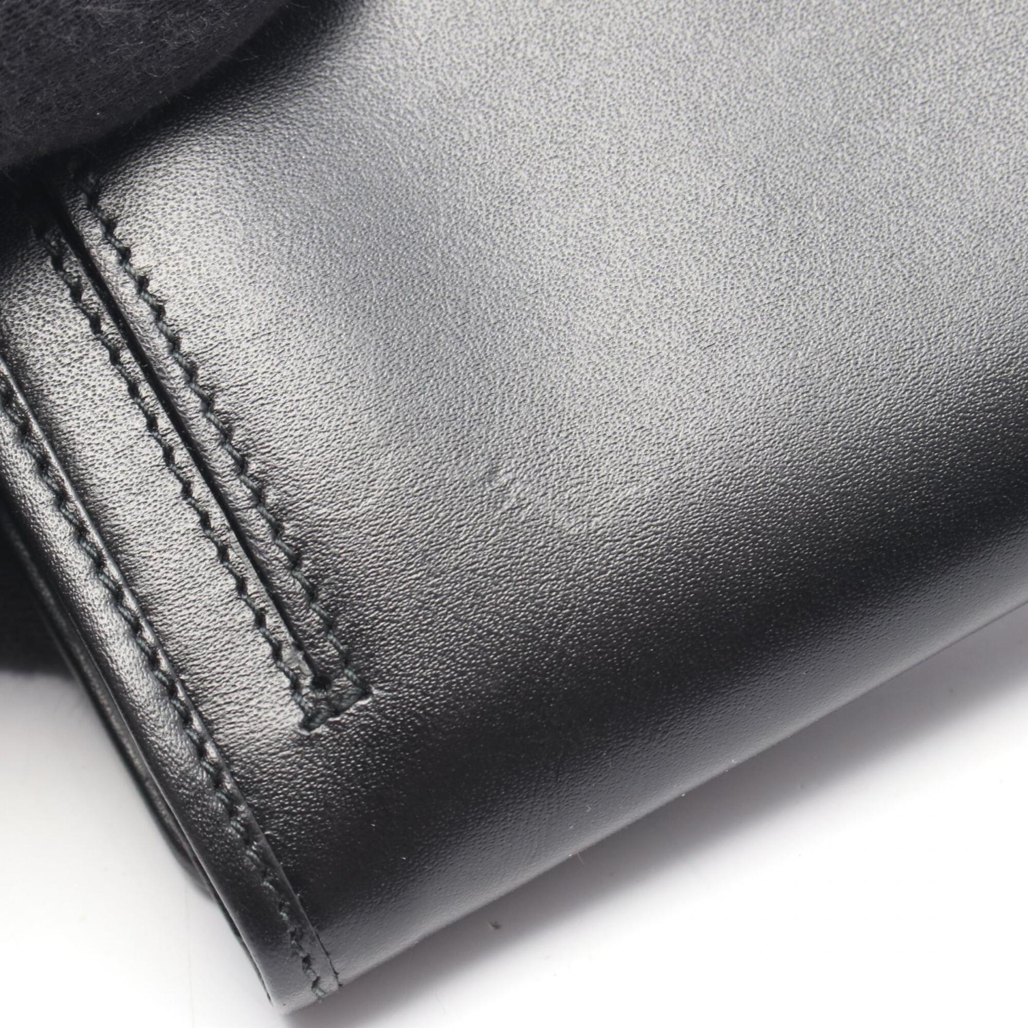Loewe Black Leather Long Wallet (Bi-Fold) (Pre-Owned)
