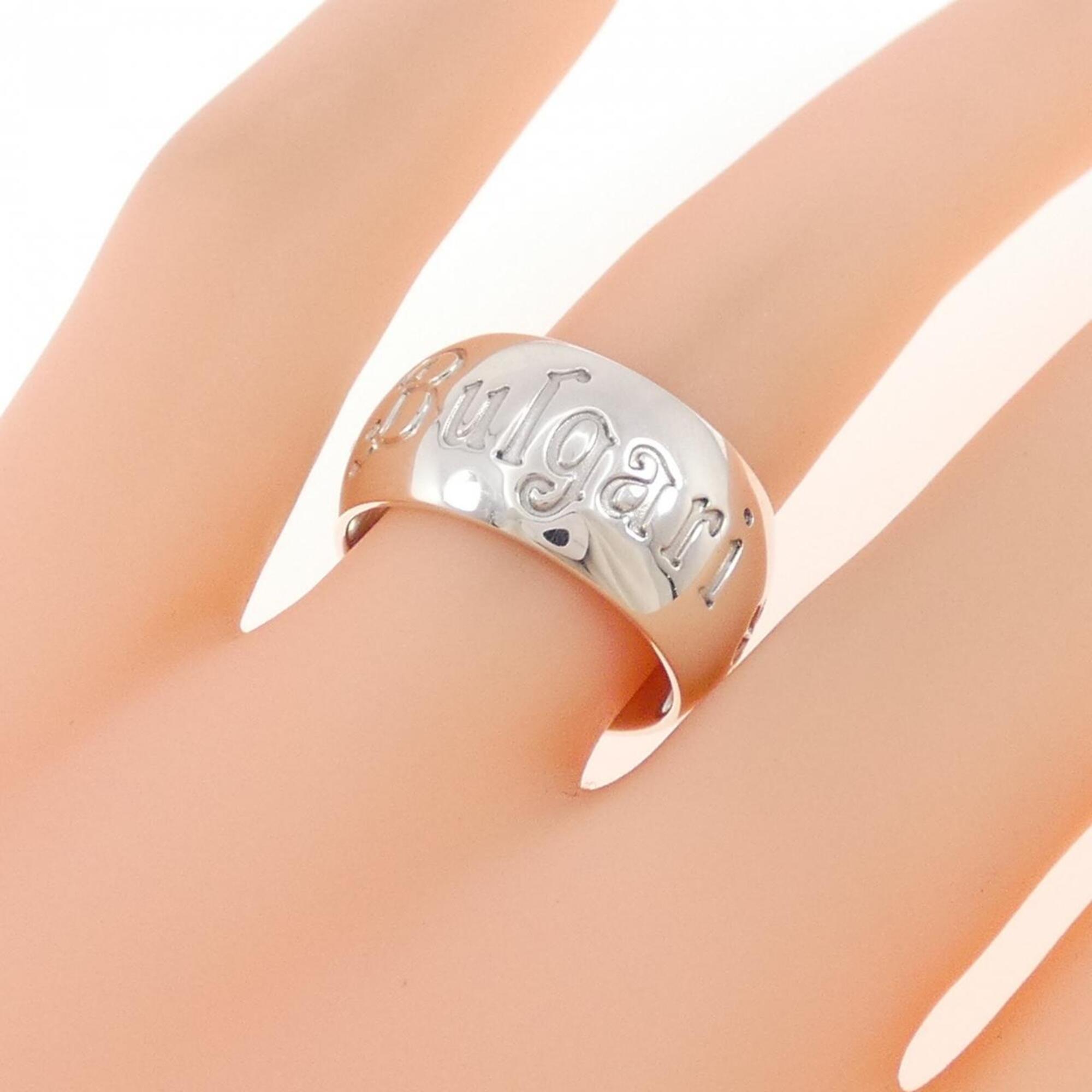 Bvlgari Silver 925 Band Ring (Pre-Owned)