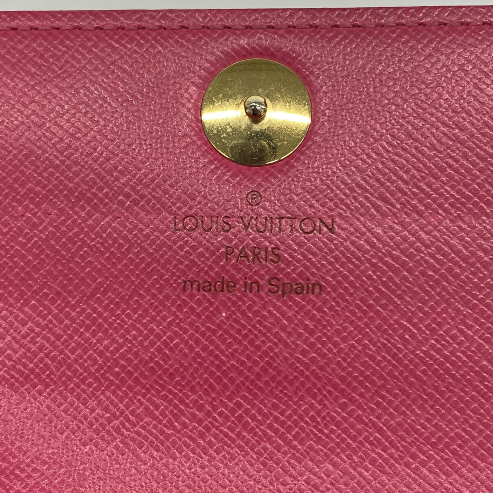 Louis Vuitton Grenade Noir Long Wallet (Bi-Fold) (Pre-Owned)