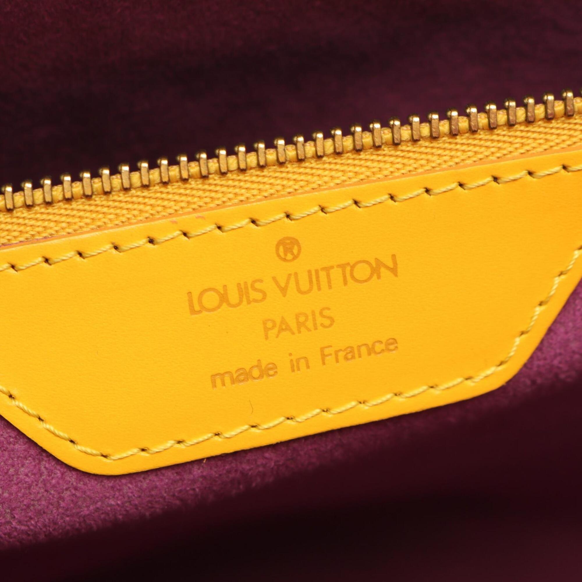 Louis Vuitton Yellow Epi Leather Handbag Shoulder Bag (Pre-Owned)
