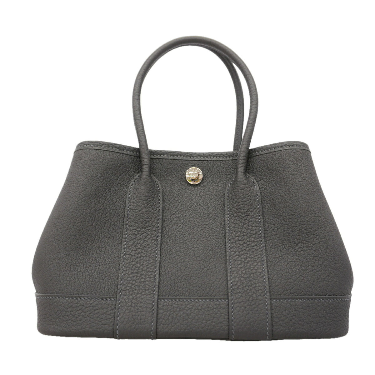 Hermes Gray Negonda Leather Handbag (Pre-Owned)