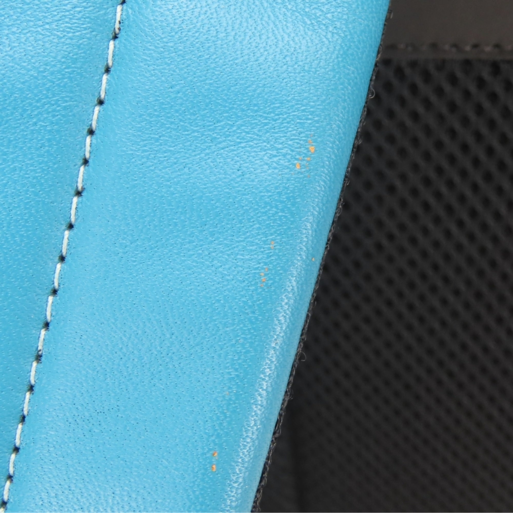 Coach Black Blue Leather Backpack (Pre-Owned)