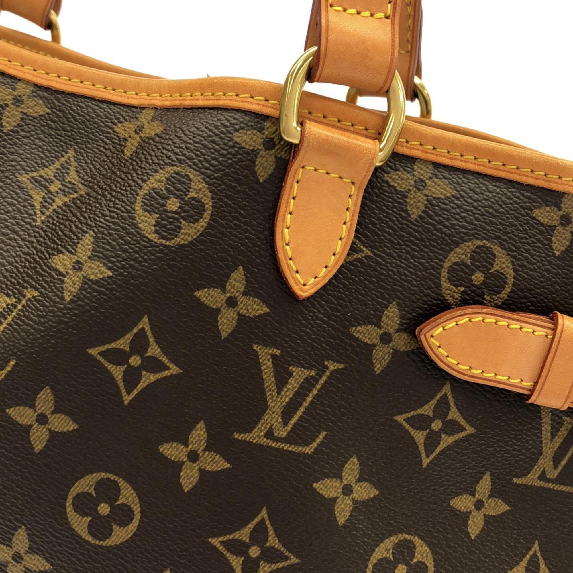 Louis Vuitton Marron Coated Canvas Handbag (Pre-Owned)