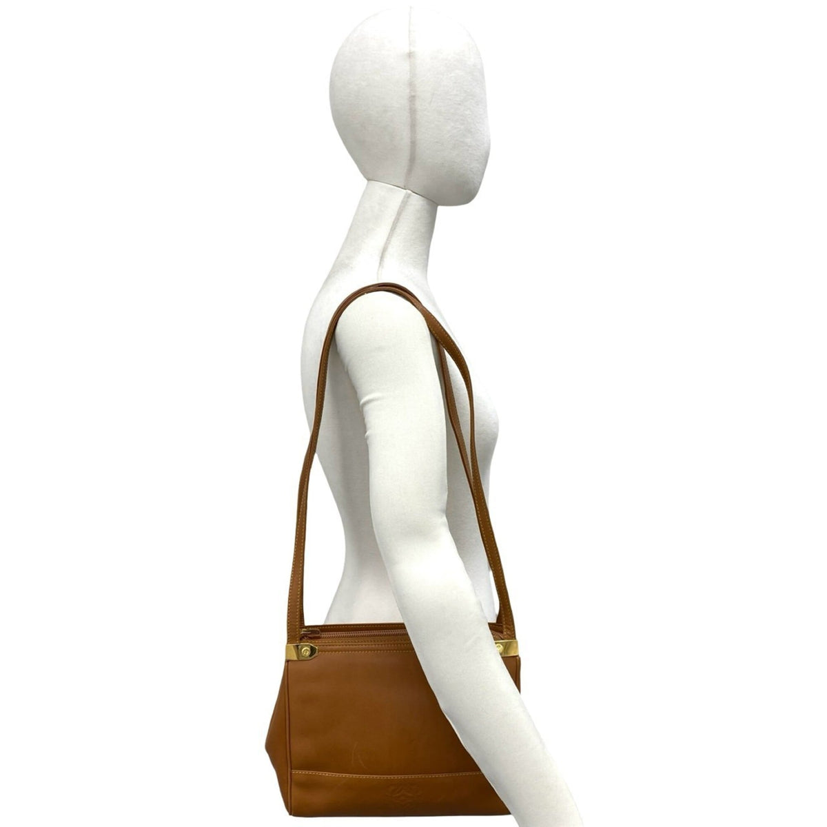 Loewe Brown Leather Shoulder Bag Tote Bag (Pre-Owned)
