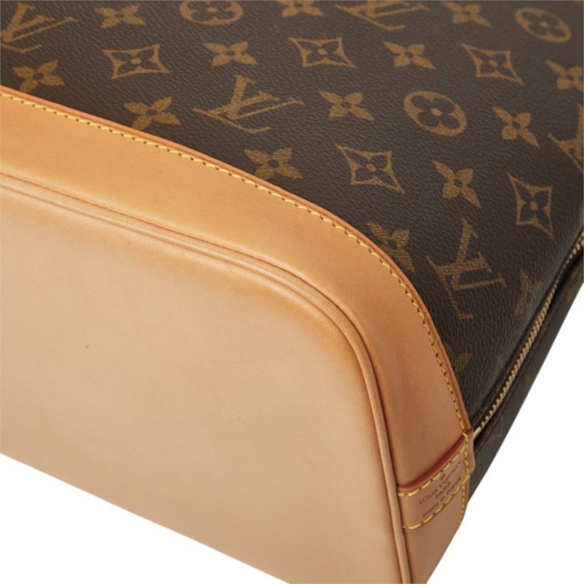 Louis Vuitton Brown Pvc Leather Handbag (Pre-Owned)