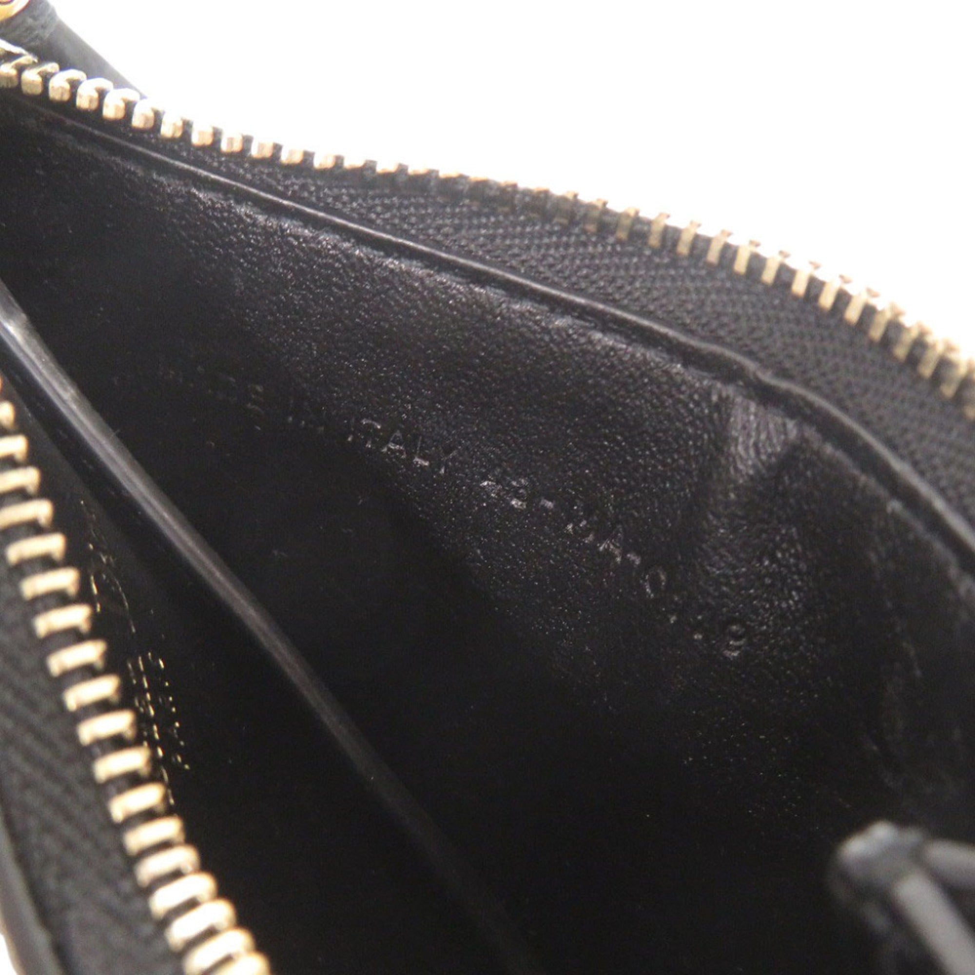 Christian Dior Black Leather Coin Purse/Coin Case (Pre-Owned)