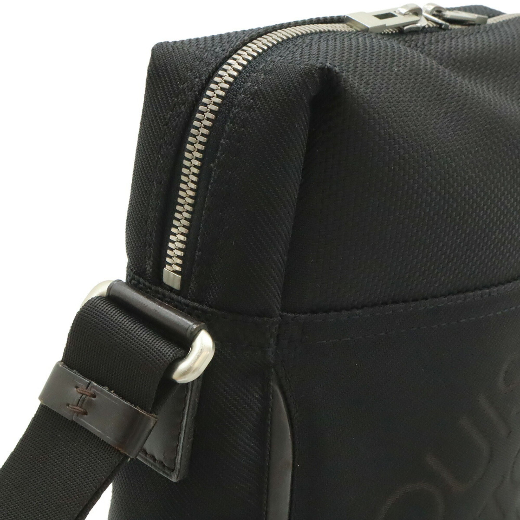 Louis Vuitton Noir Damier Geant Damier Canvas Leather Shoulder Bag (Pre-Owned)