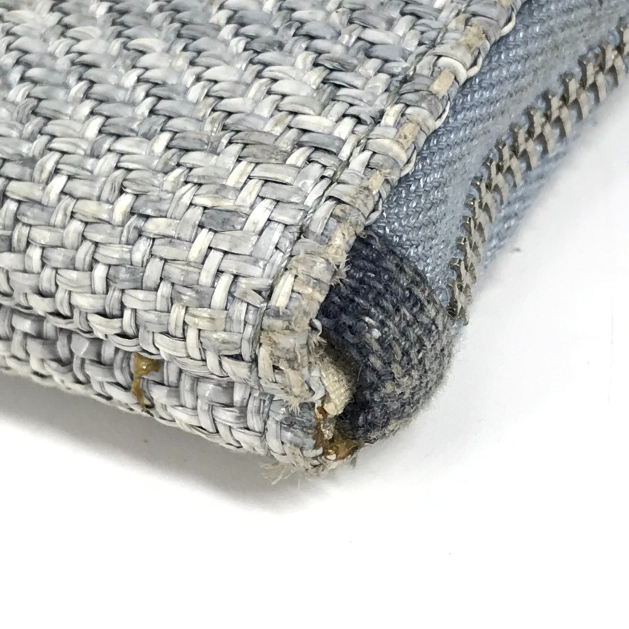 Chanel Blue Canvas Clutch Bag Pouch (Pre-Owned)