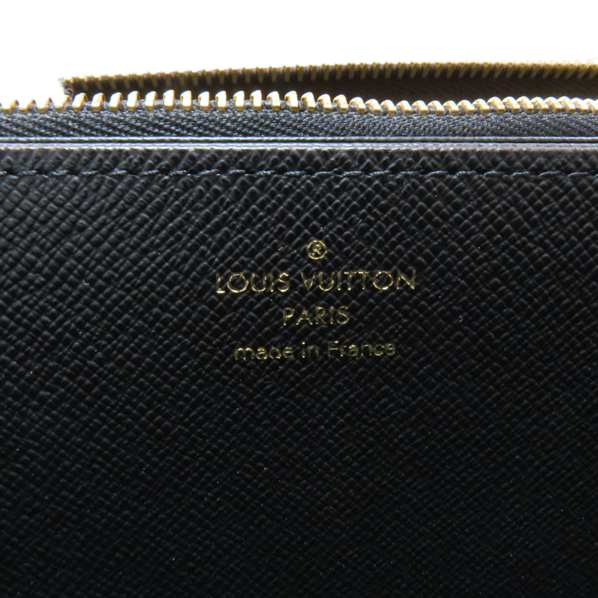 Louis Vuitton Black Monogram Reverse Monogram Reverse Long Wallet (Bi-Fold) (Pre-Owned)