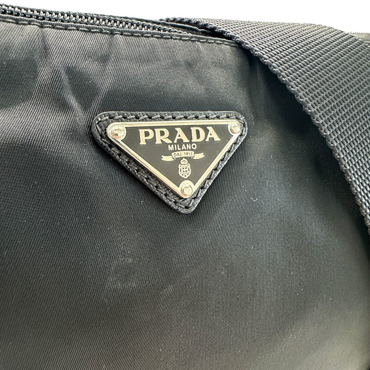 Prada Black Nylon Shoulder Bag (Pre-Owned)