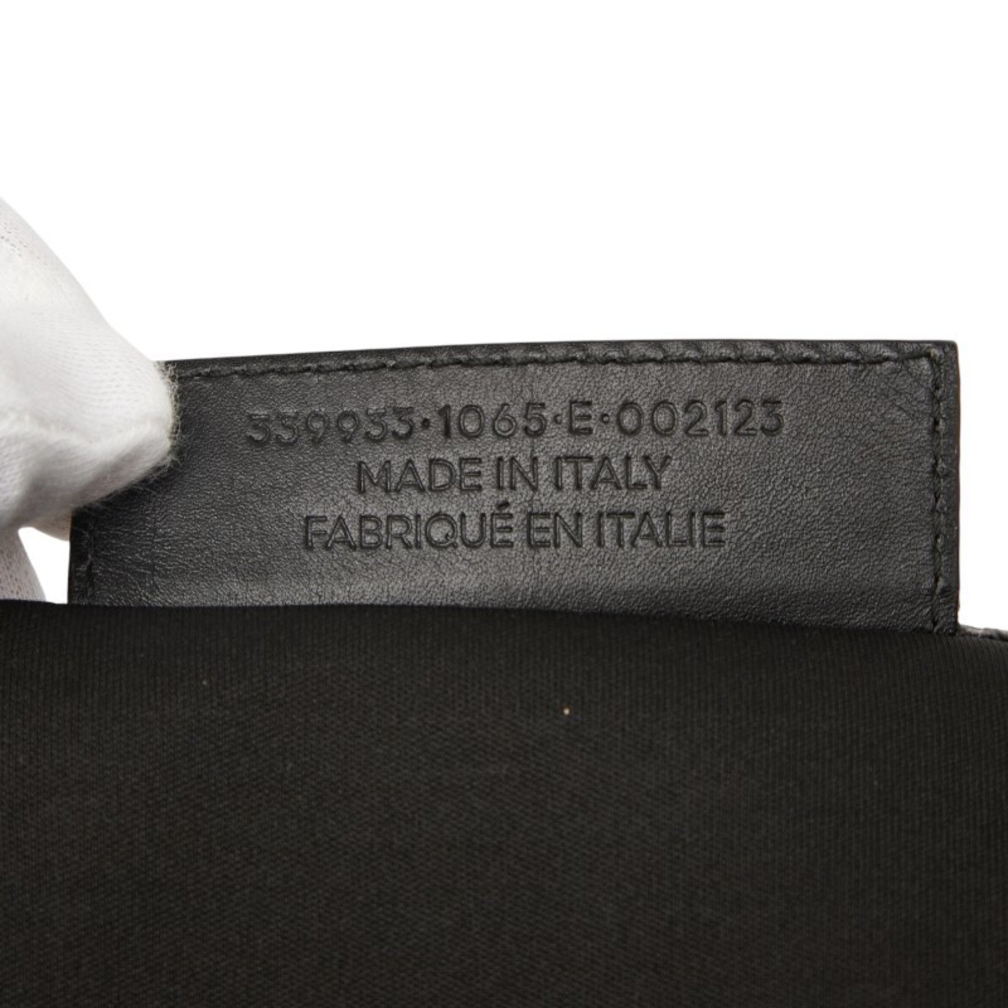 Balenciaga Beige Black Canvas Leather Handbag (Pre-Owned)