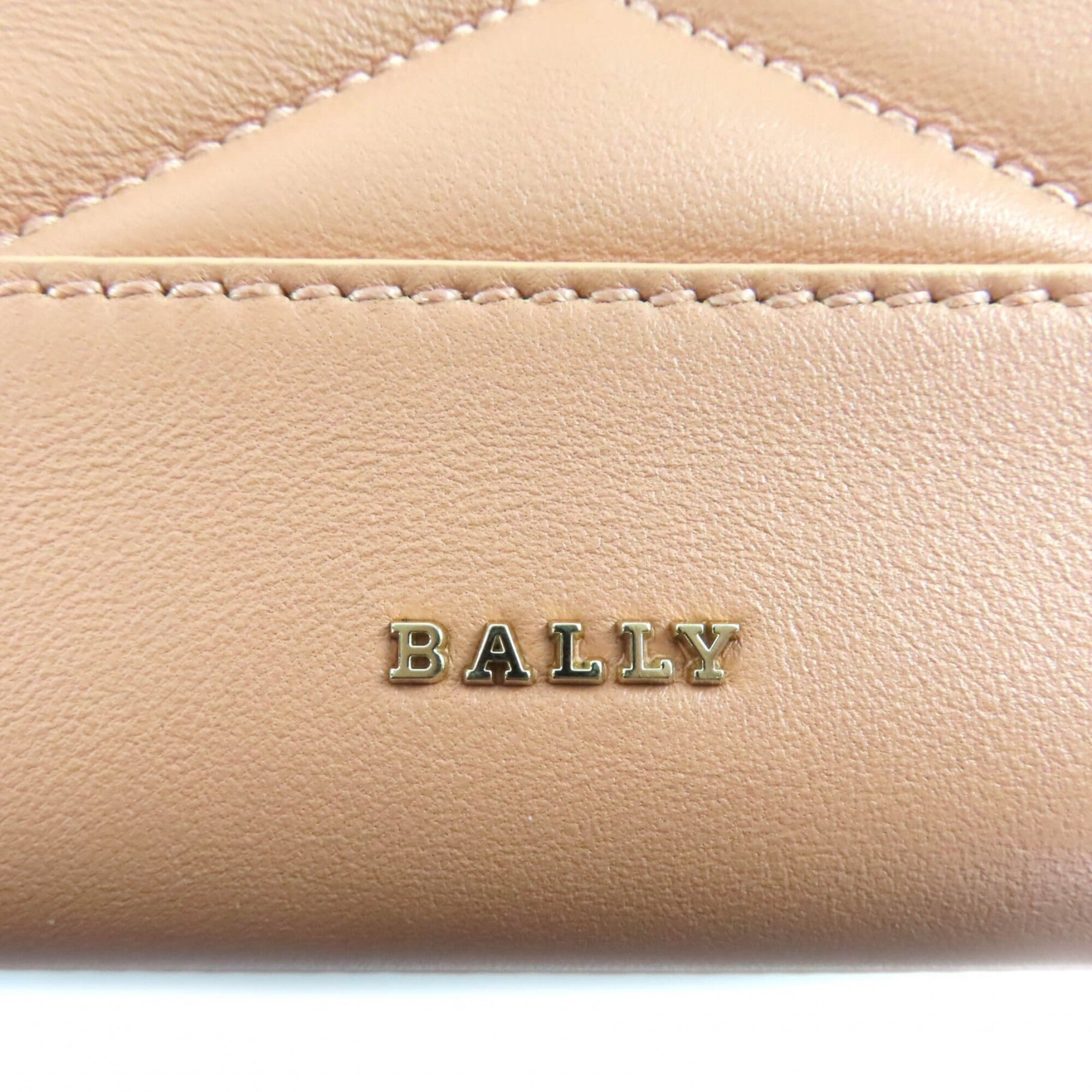 Bally Pink Leather Shoulder Bag (Pre-Owned)