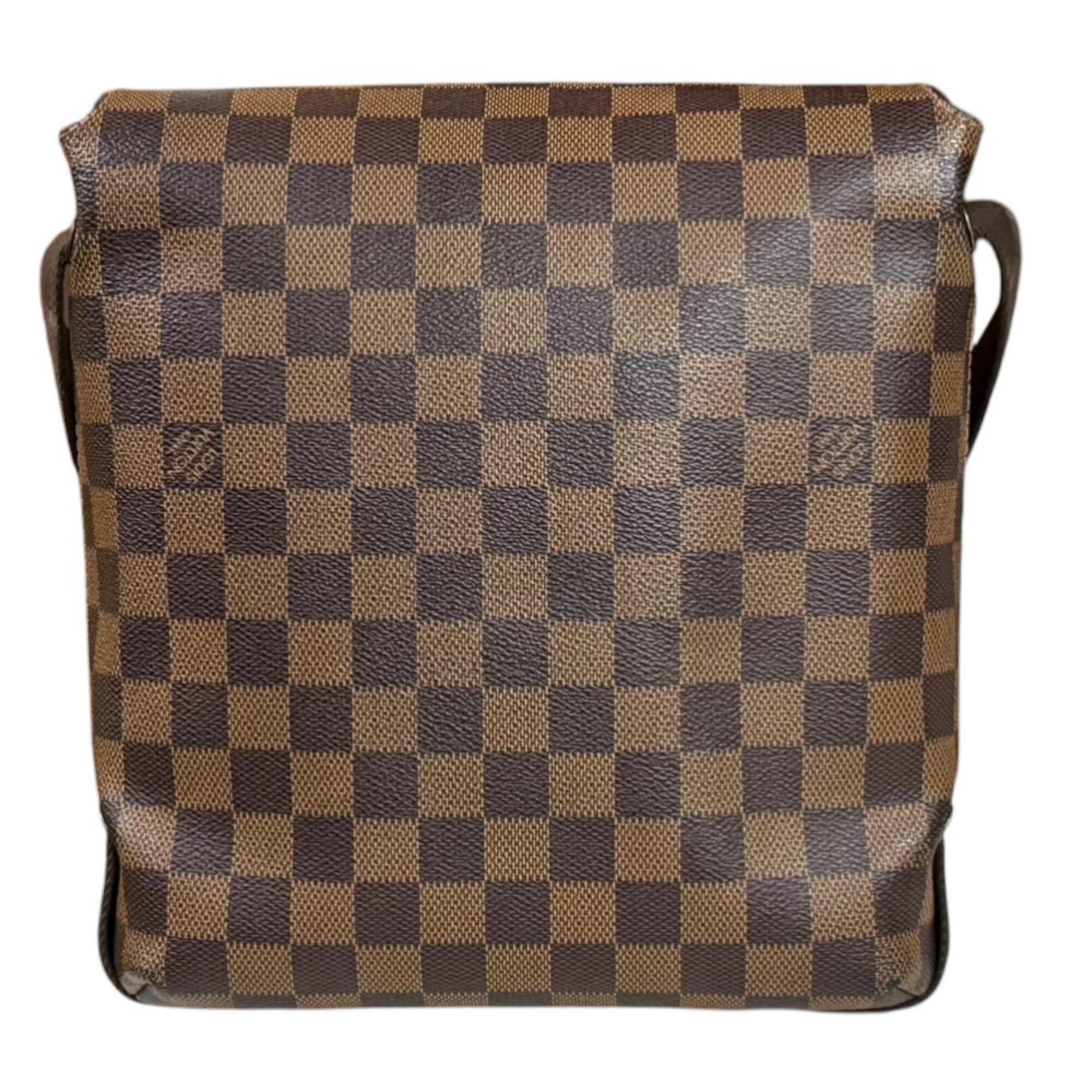 Louis Vuitton Damier Brown Damier Canvas Handbag Shoulder Bag (Pre-Owned)