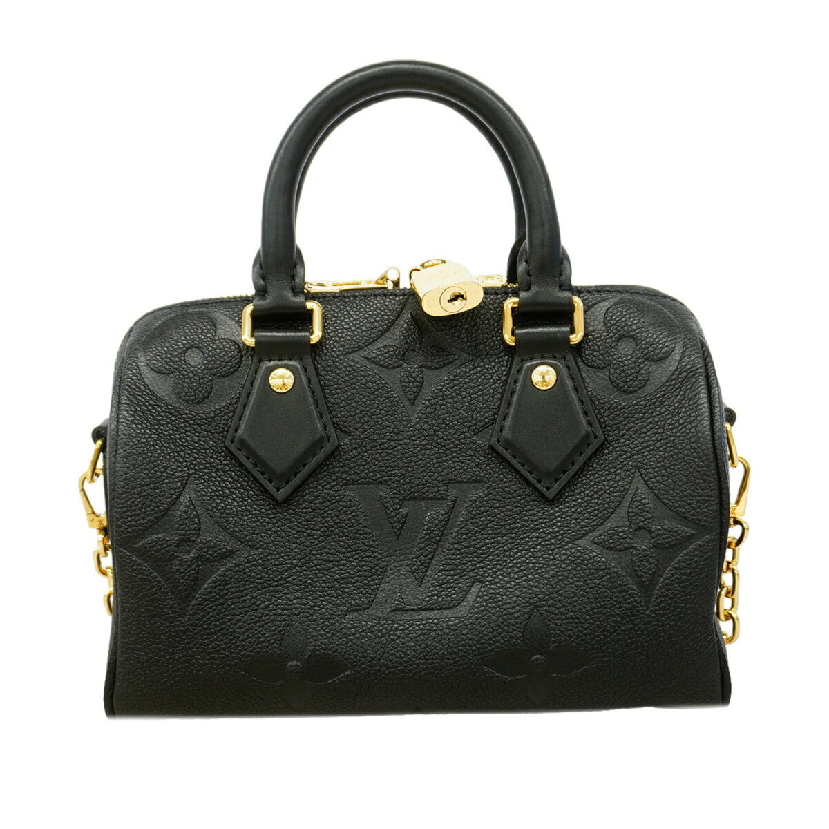 Louis Vuitton Noir Handbag (Pre-Owned)