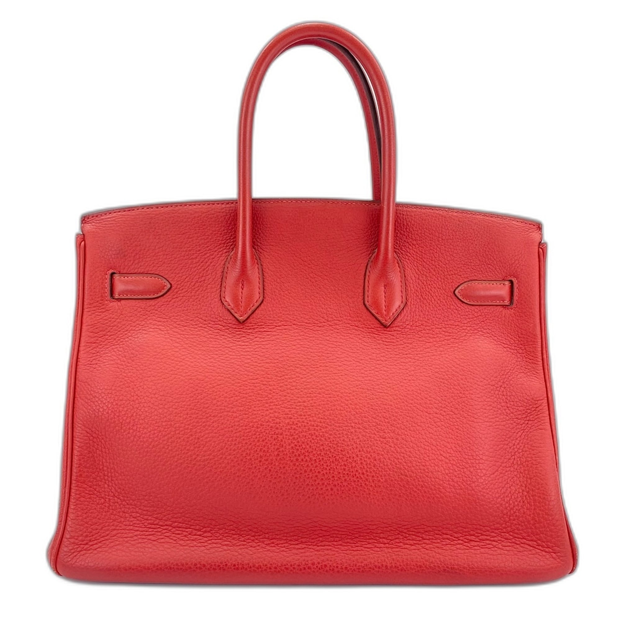 Hermes Birkin Red Color Handbag (Pre-Owned)