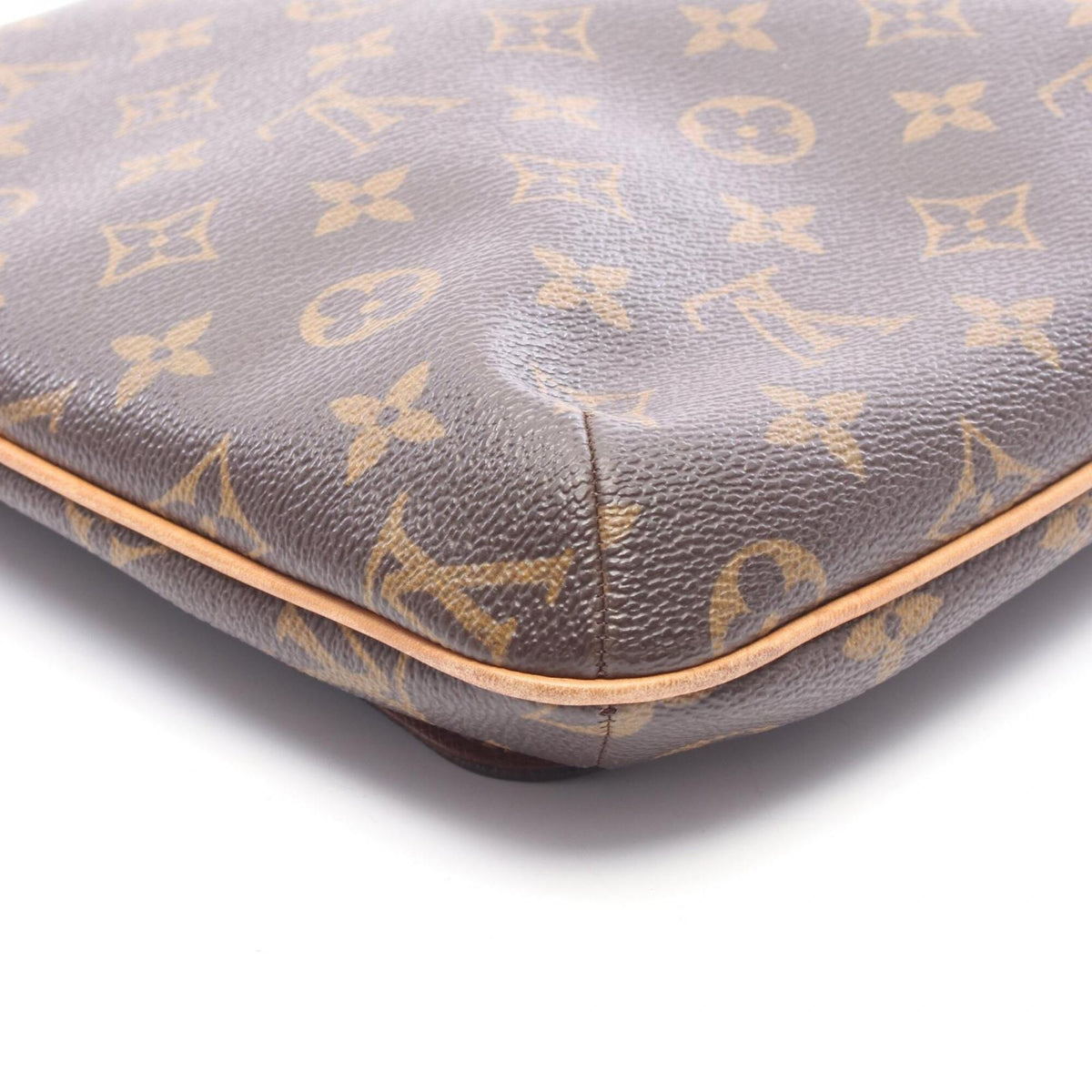 Louis Vuitton Brown Monogram Pvc Coated Canvas Leather Shoulder Bag (Pre-Owned)