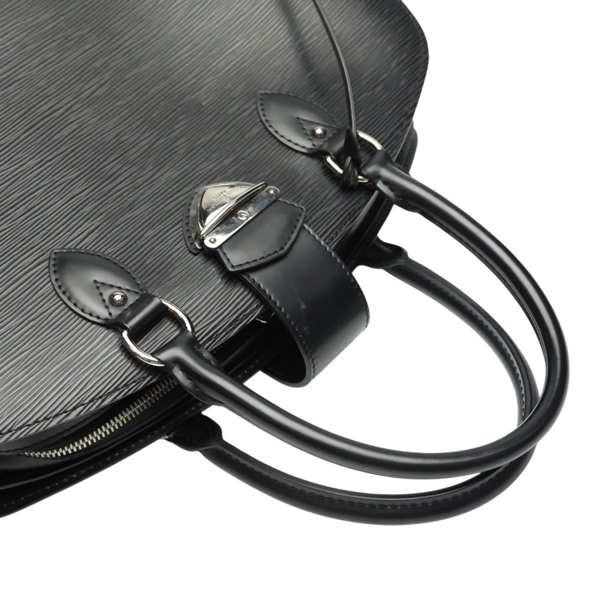 Louis Vuitton Black Noir Epi Leather Handbag (Pre-Owned)