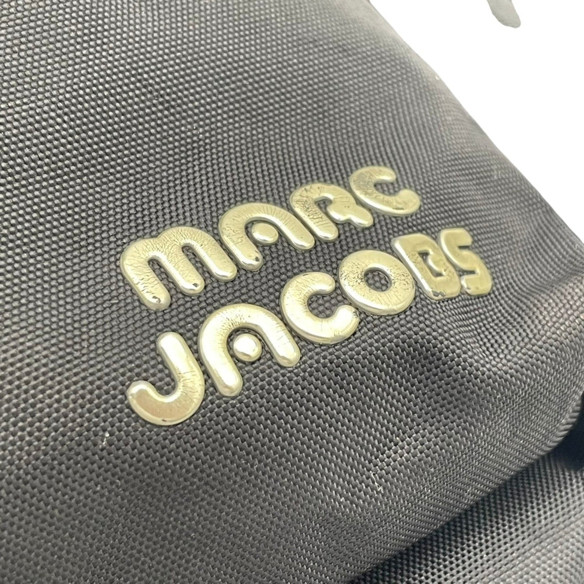 Marc Jacobs Black Polyester Leather Backpack (Pre-Owned)