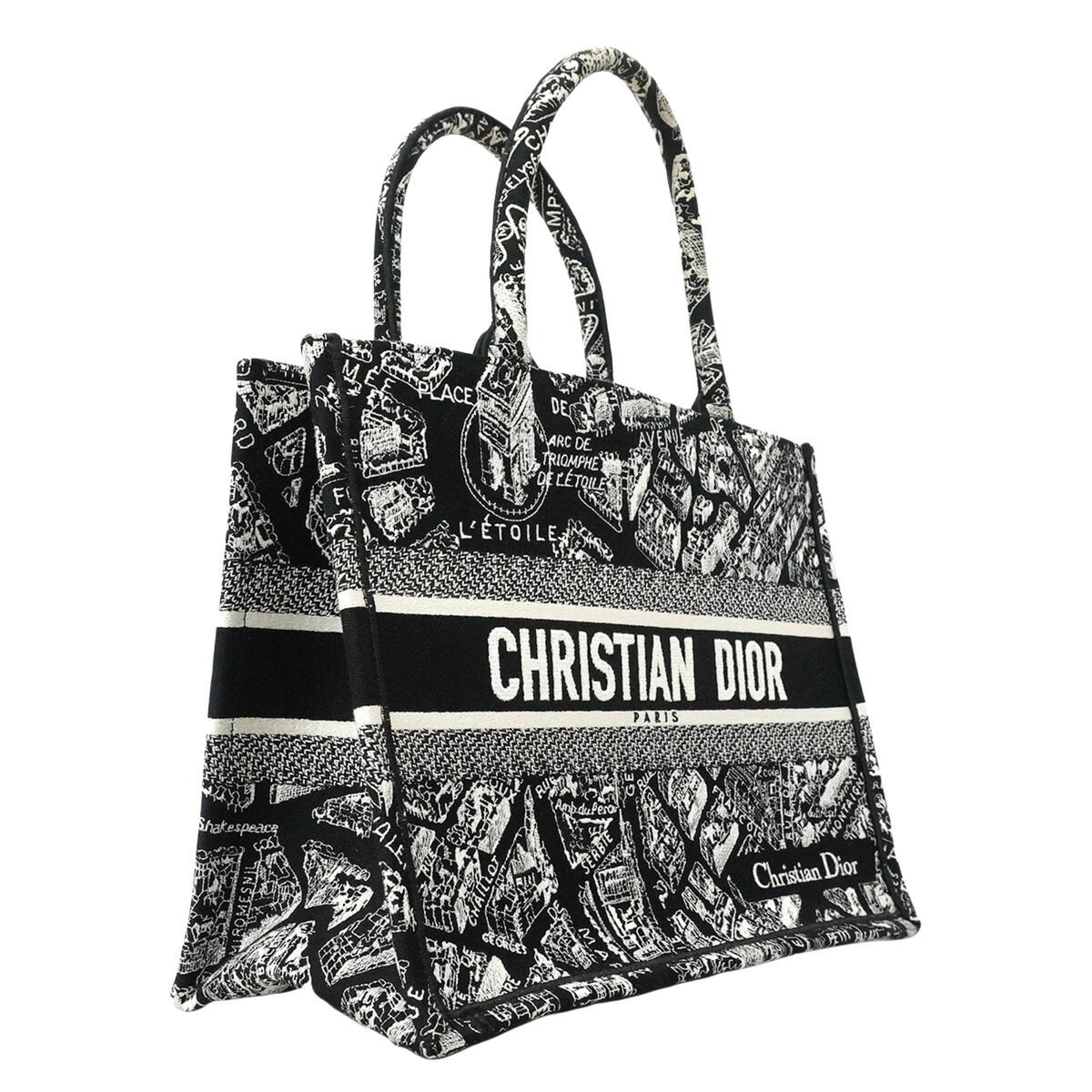 Christian Dior Black Canvas Tote Bag (Pre-Owned)