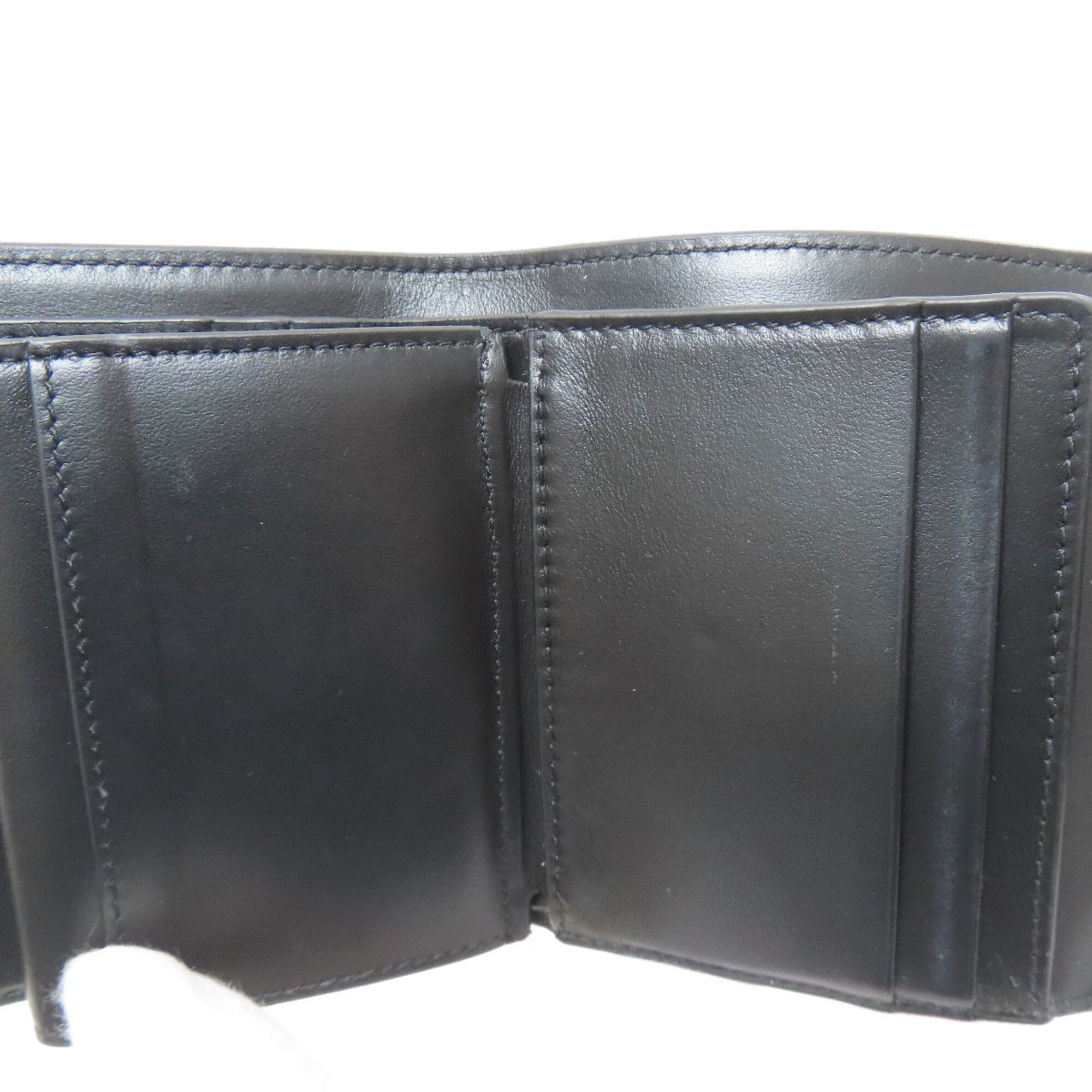 Celine Black Leather Wallet (Tri-Fold) (Pre-Owned)