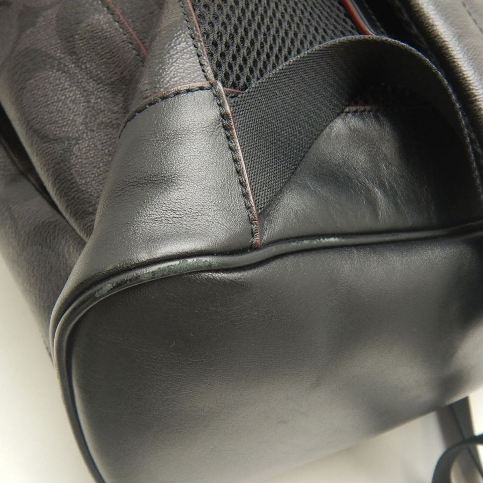 Coach Black Coated Canvas Backpack (Pre-Owned)