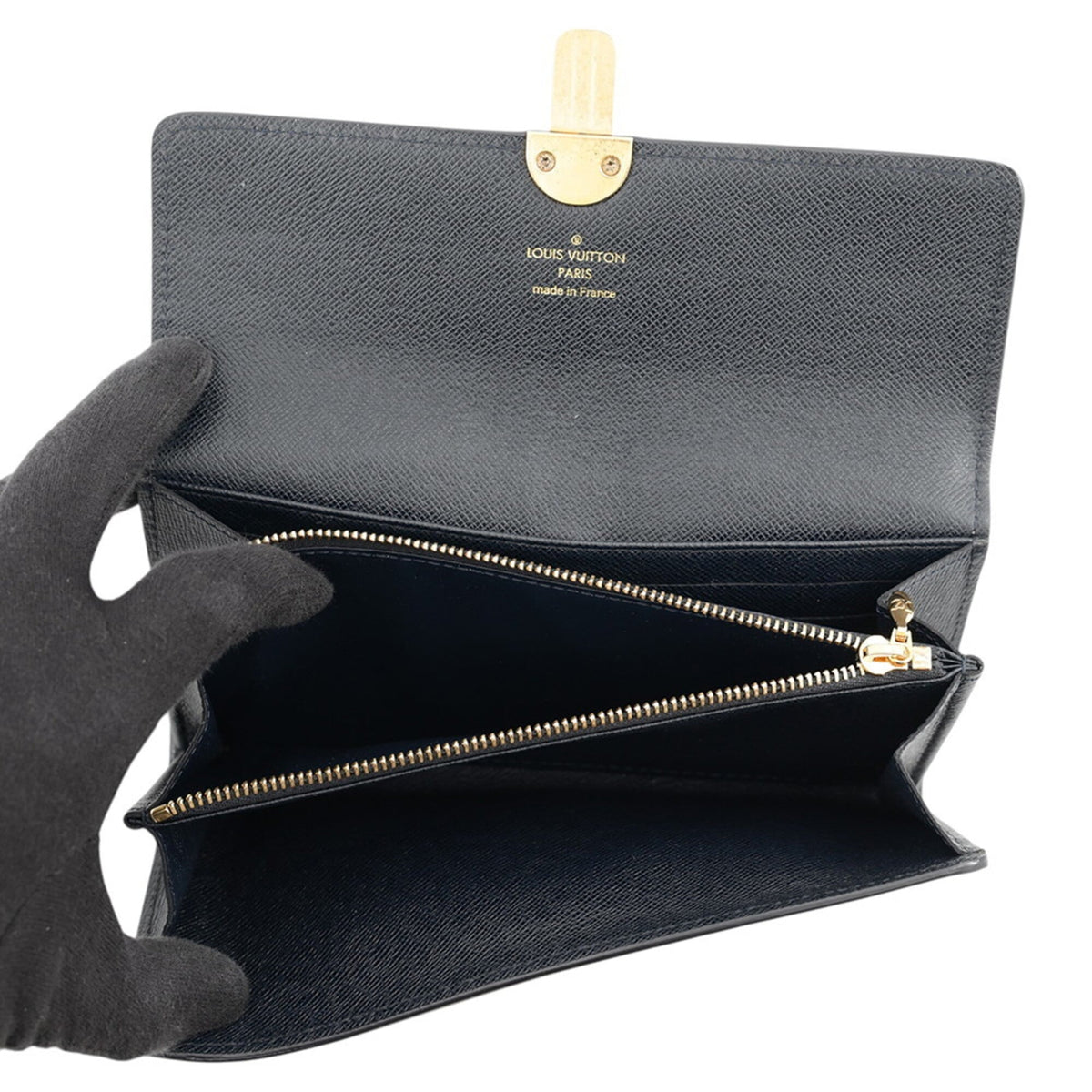 Louis Vuitton Monogram Idylle Gray Navy Monogram Idylle Long Wallet (Bi-Fold) (Pre-Owned)