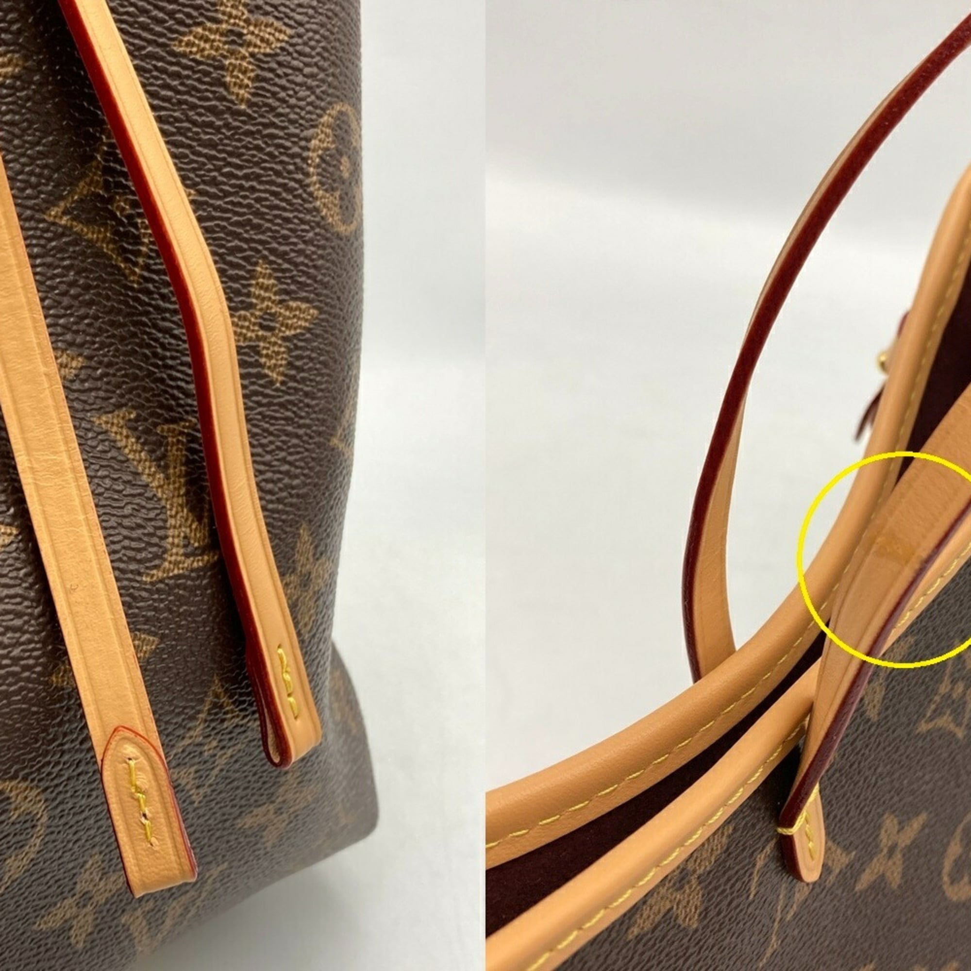 Louis Vuitton Brown Pvc Leather Shoulder Bag (Pre-Owned)