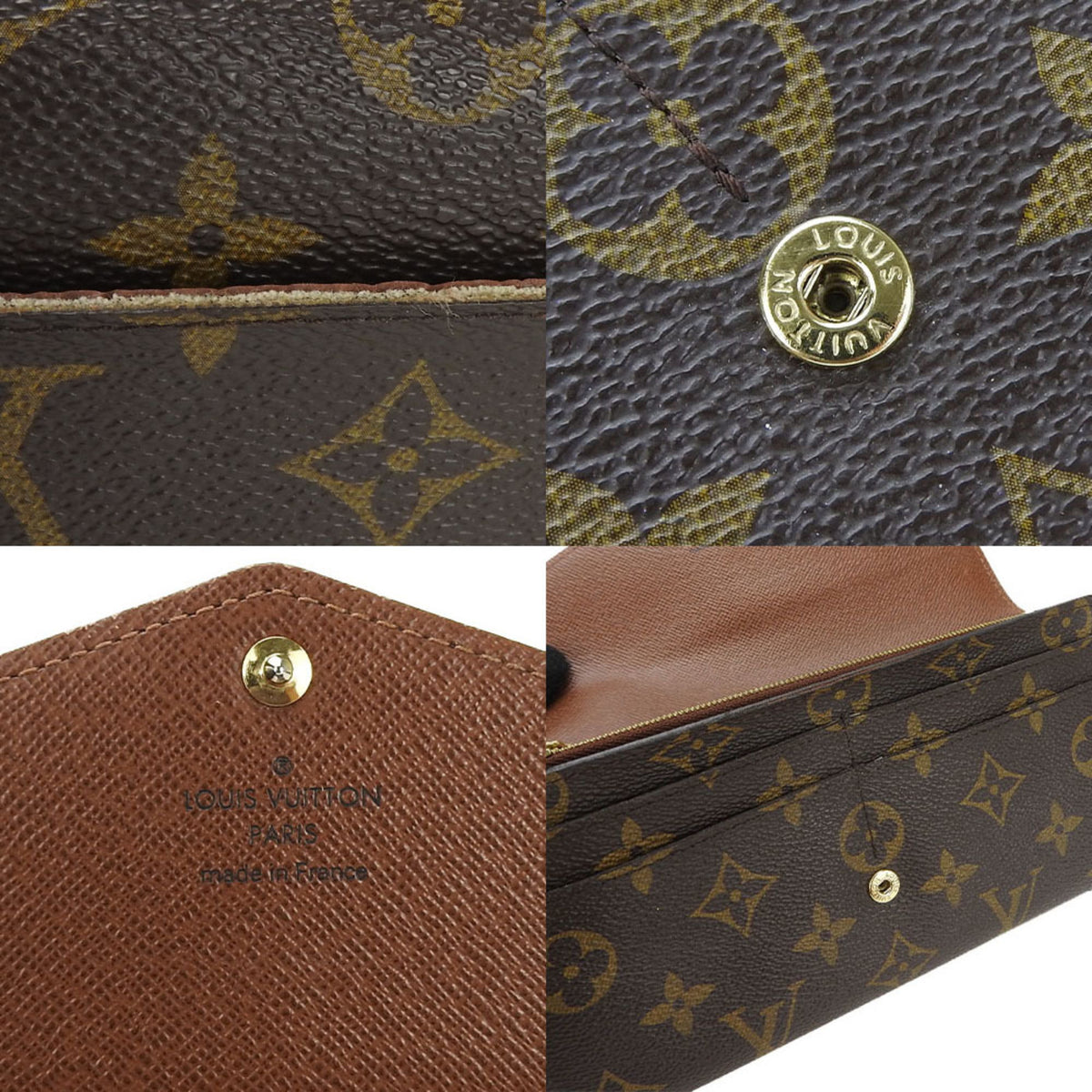 Louis Vuitton Monogram Long Wallet (Bi-Fold) (Pre-Owned)