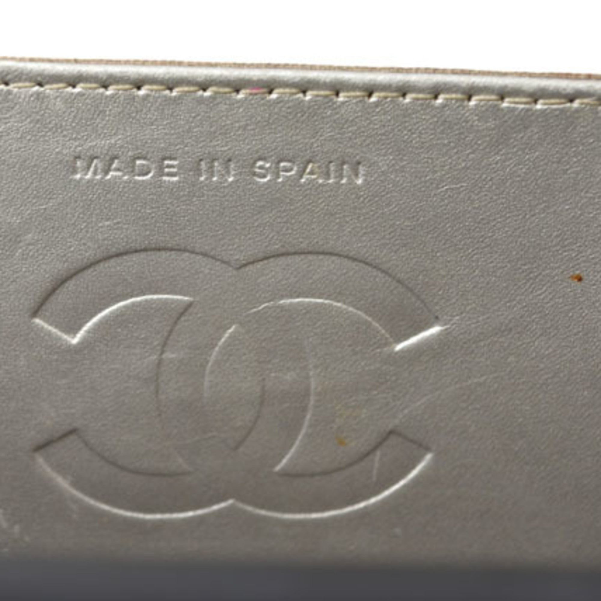 Chanel Black Leather Chain/Shoulder Wallet (Pre-Owned)