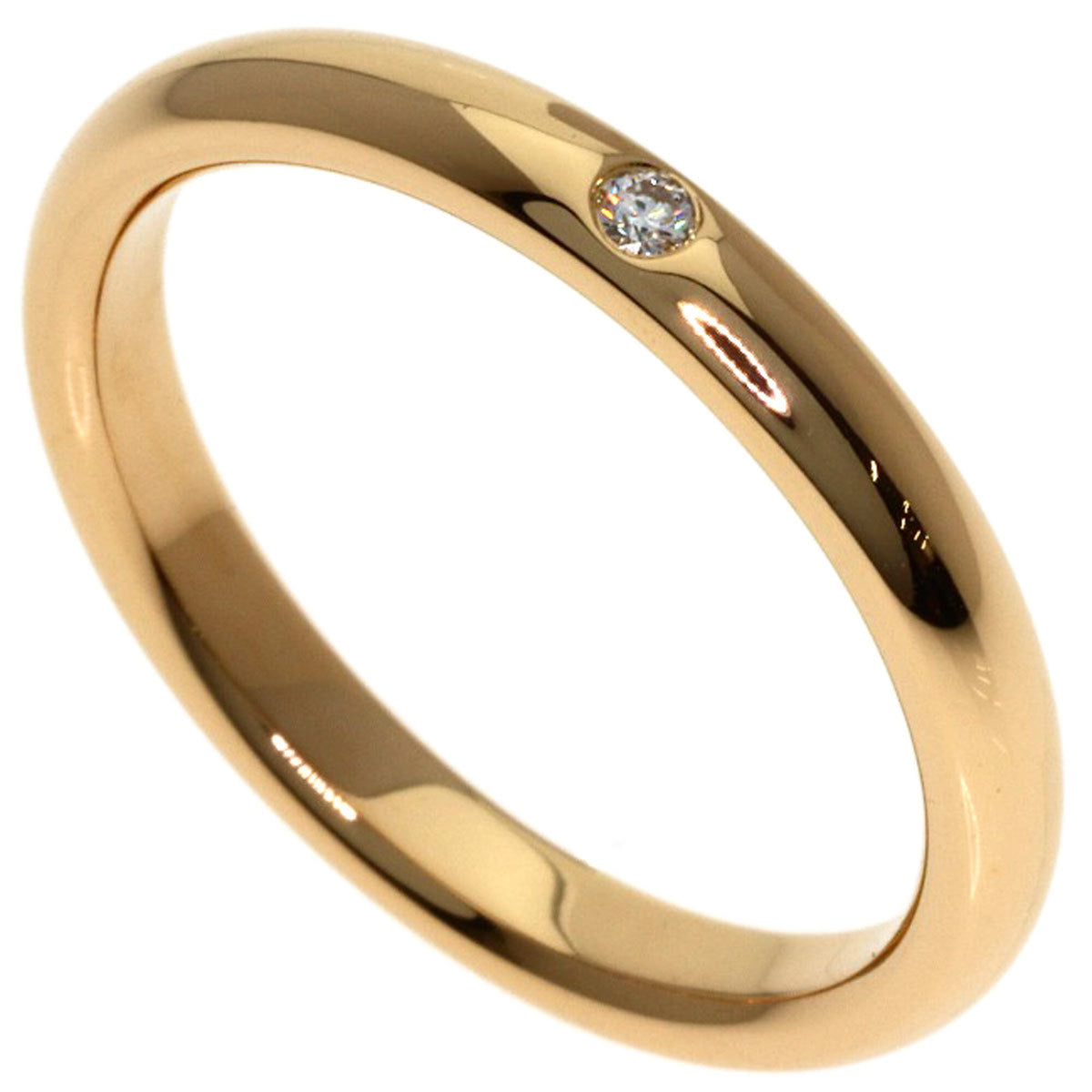 Tiffany Pink Gold (18K) Band Ring (Pre-Owned)