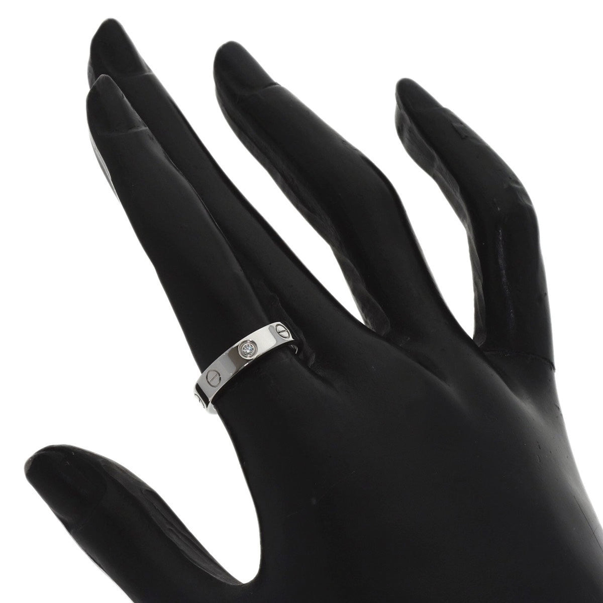 Cartier Silver White Gold (18K) Band Ring (Pre-Owned)