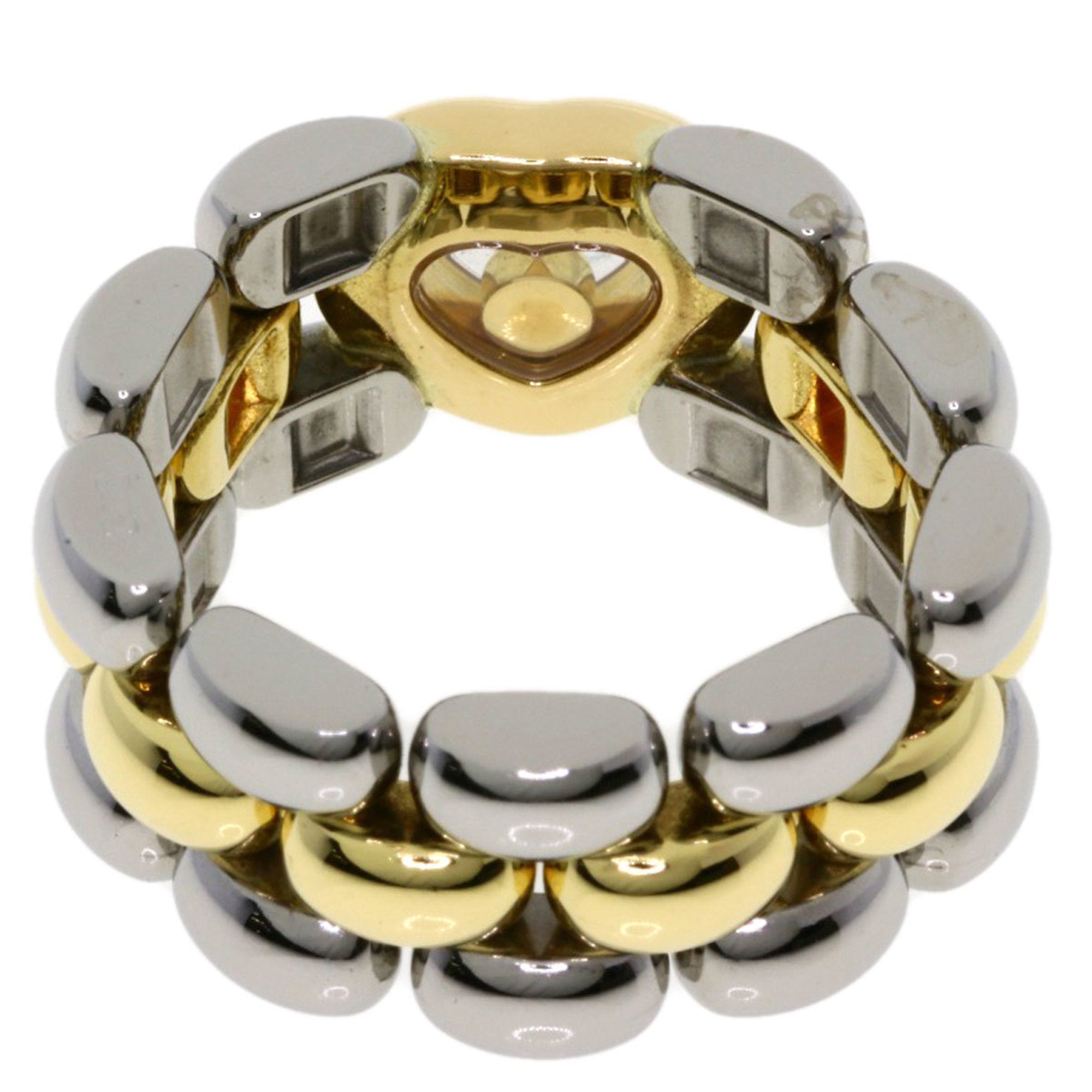 Chopard Yellow Gold (18K) Stainless Steel Band Ring (Pre-Owned)