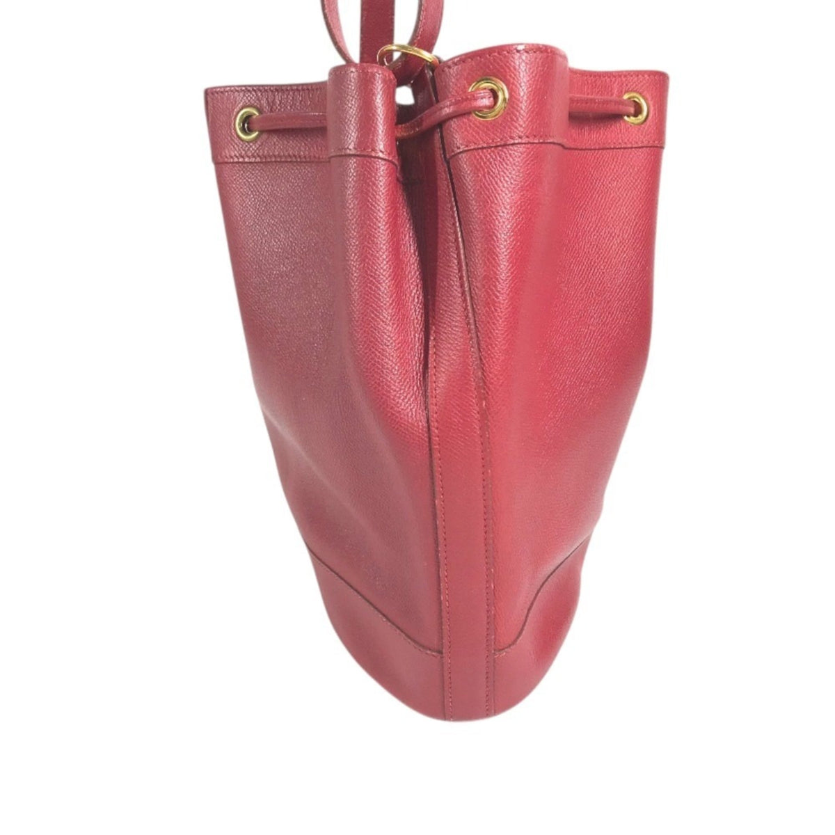 Hermes Red Color Courchevel Leather Shoulder Bag (Pre-Owned)