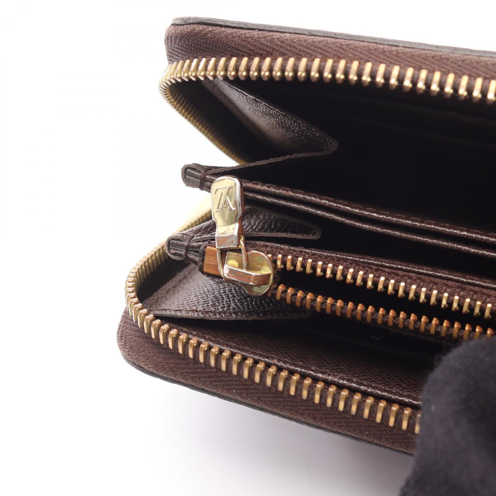 Louis Vuitton Brown Damier Canvas Coated Canvas Long Wallet (Bi-Fold) (Pre-Owned)
