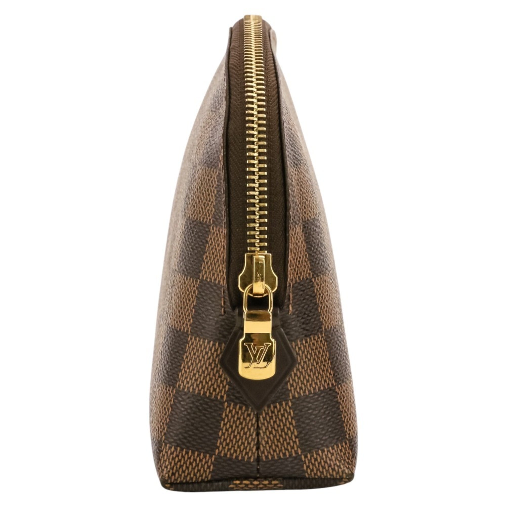 Louis Vuitton Brown Damier Canvas Handbag Pochette Pouch (Pre-Owned)