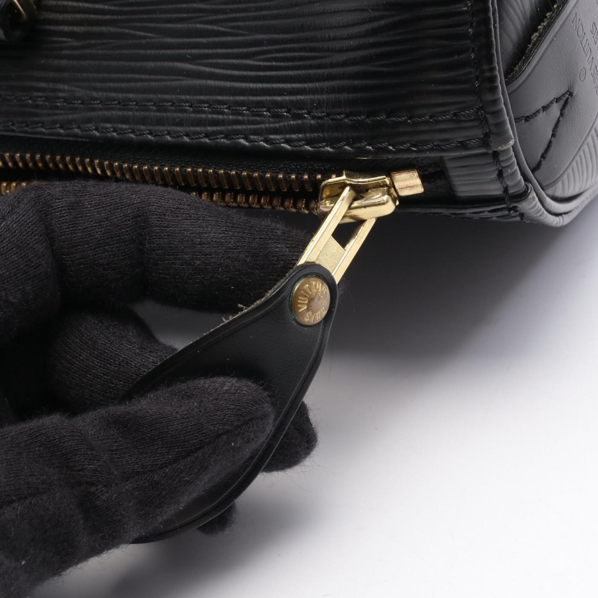 Louis Vuitton Black Noir Epi Leather Handbag (Pre-Owned)