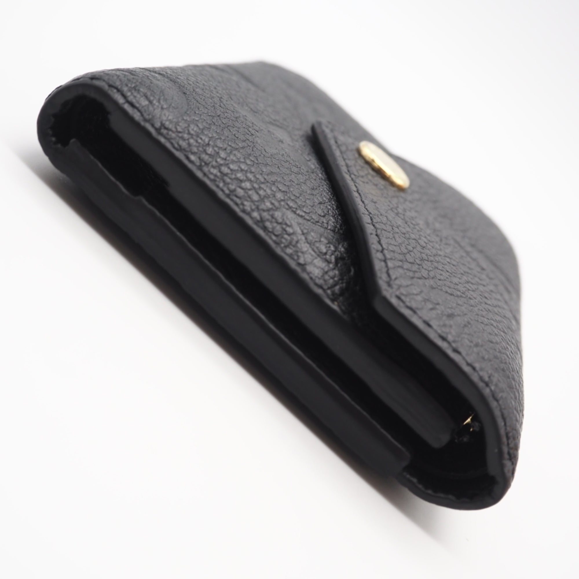 Louis Vuitton Black Noir Leather Wallet (Bi-Fold) (Pre-Owned)