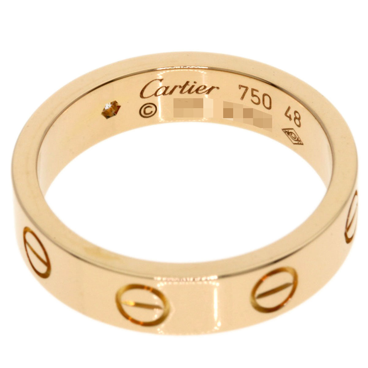 Cartier Pink Gold (18K) Band Ring (Pre-Owned)