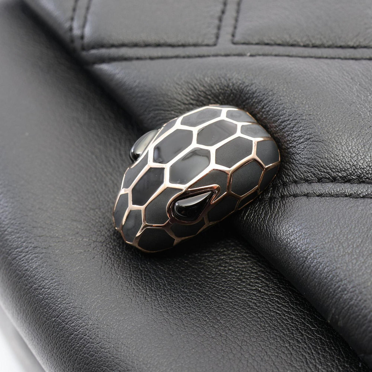 Bvlgari Black Leather Backpack (Pre-Owned)