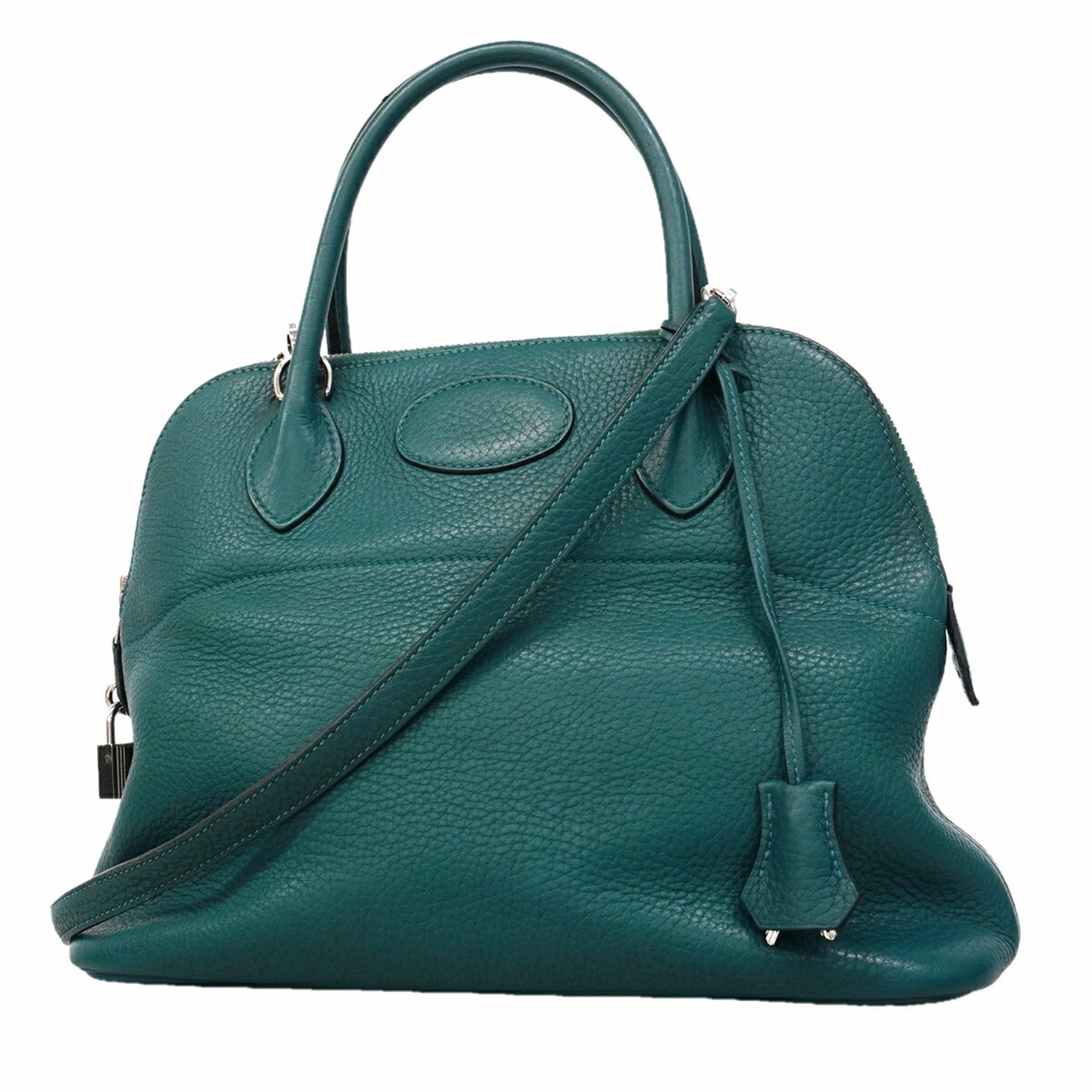 Hermes Colvert Taurillon Clemence Leather Handbag (Pre-Owned)