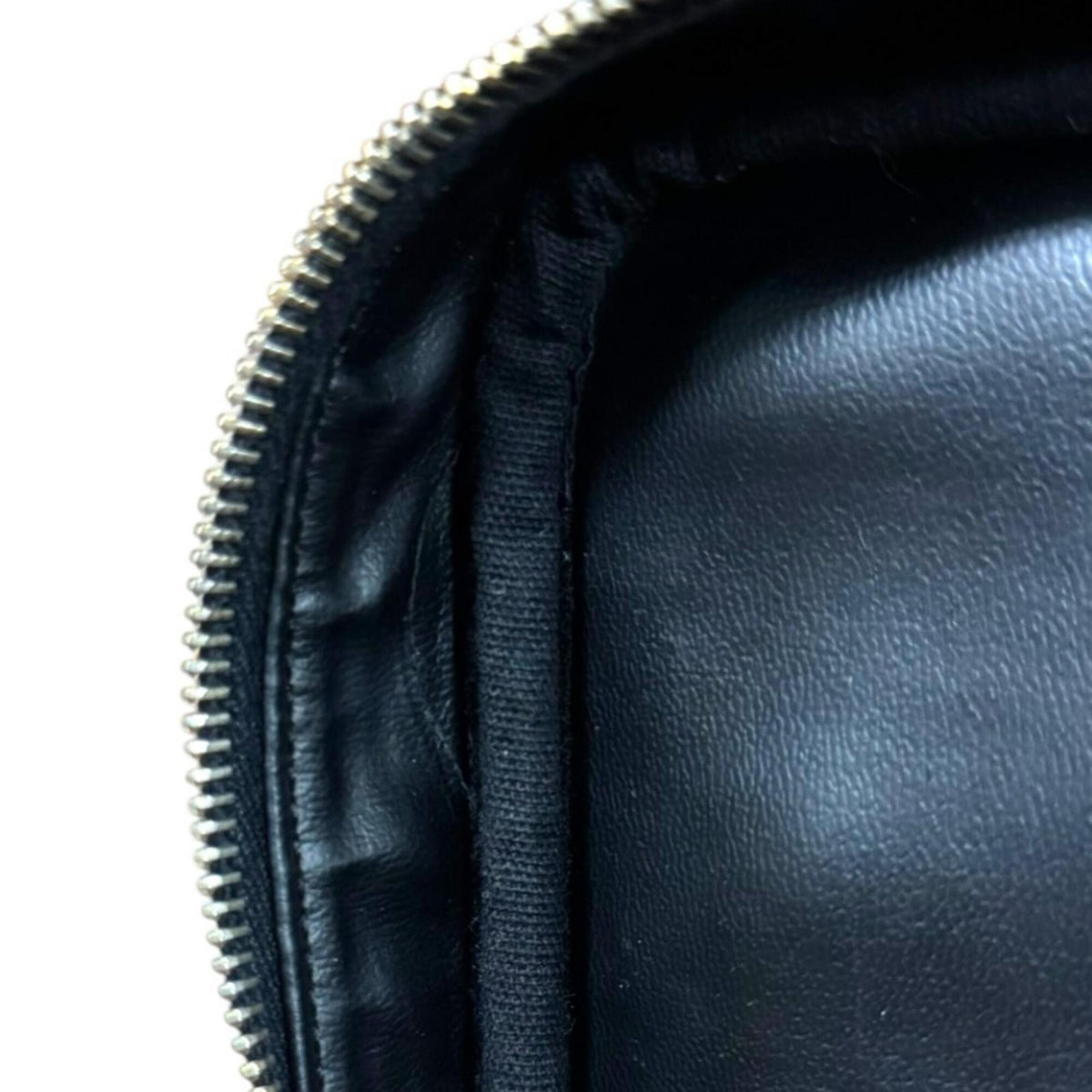Chanel Black Grained Calfskin Handbag Vanity Bag (Pre-Owned)