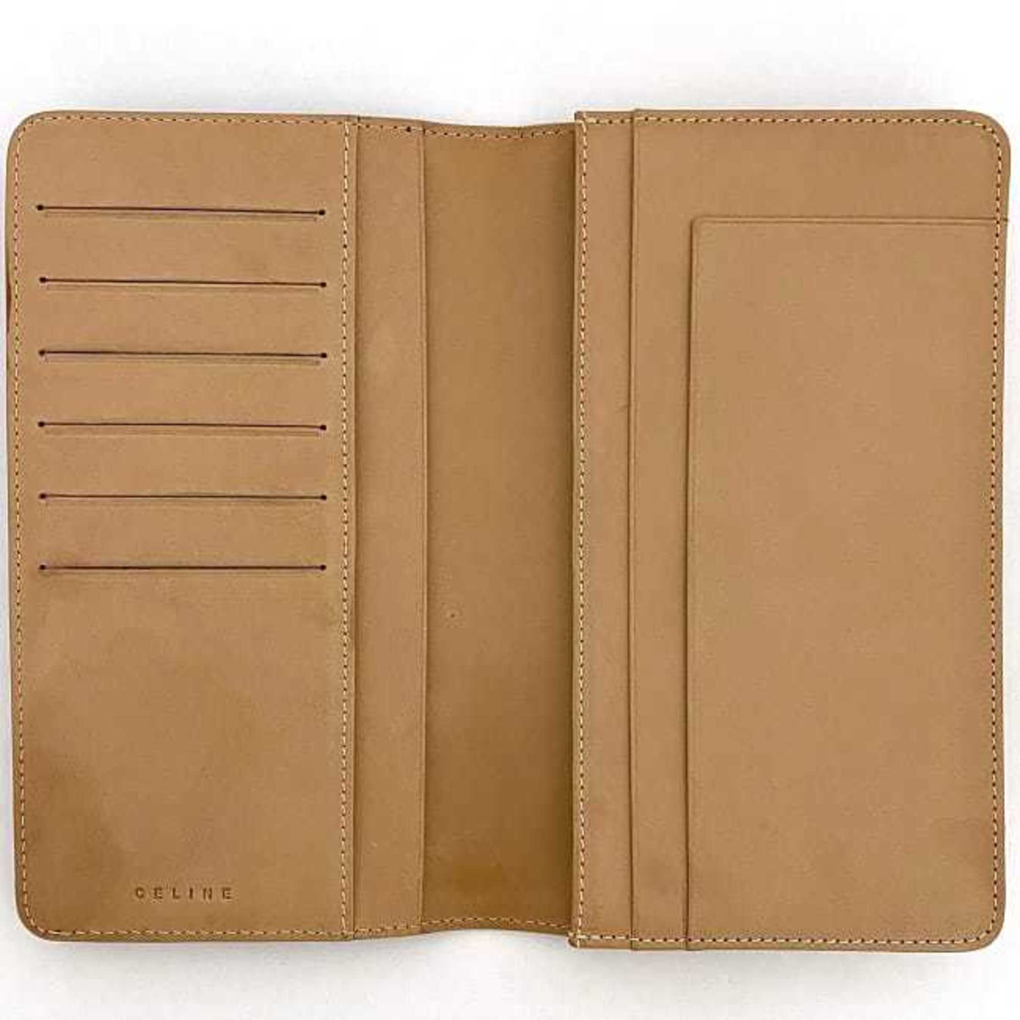 Celine Macadam Brown Pvc Long Wallet (Bi-Fold) (Pre-Owned)