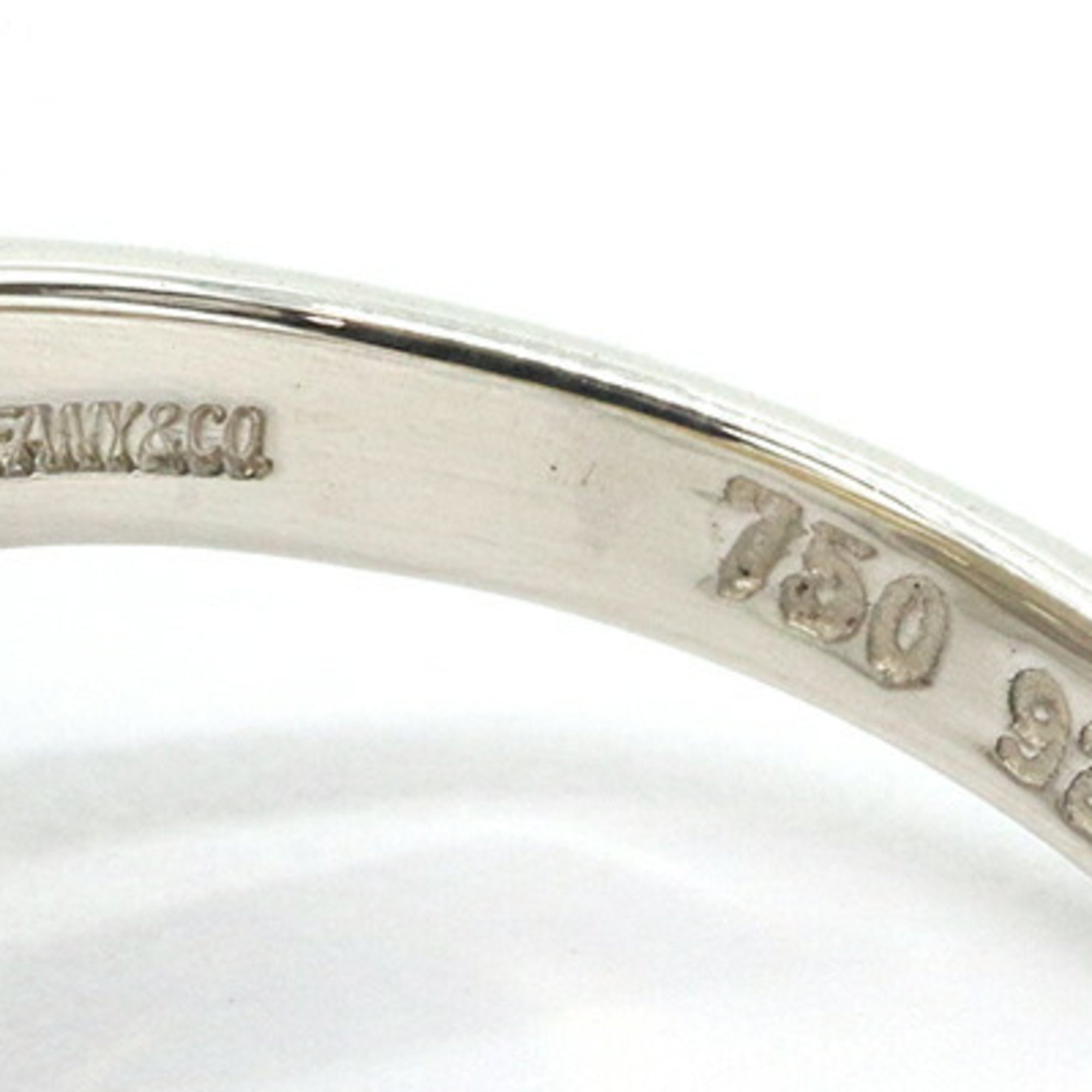 Tiffany Heart Yellow Gold (18K) Sterling Silver 925 Band Ring (Pre-Owned)