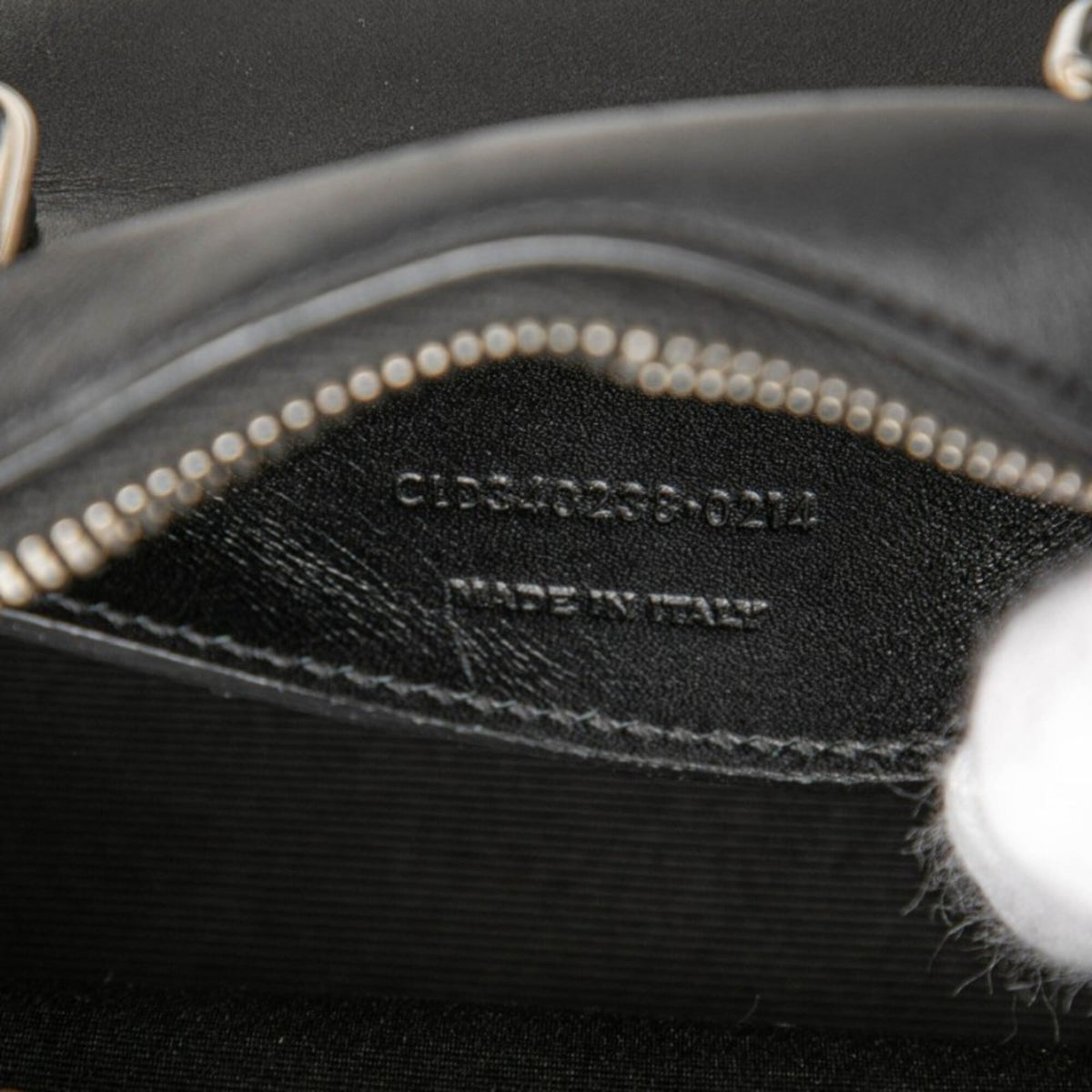 Saint Laurent Black Leather Handbag Shoulder Bag (Pre-Owned)