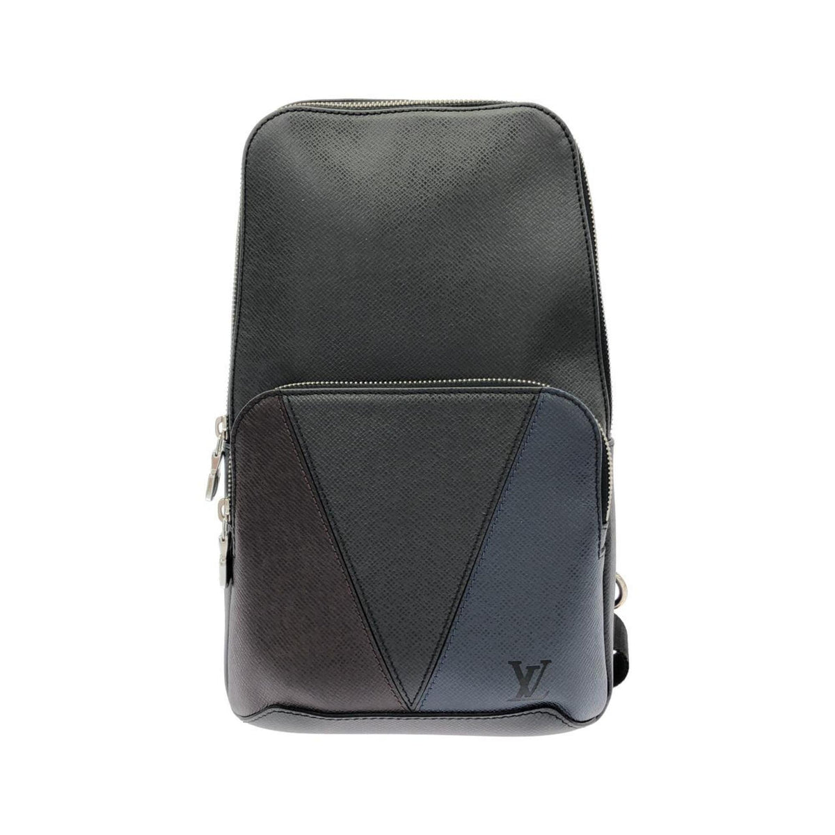Louis Vuitton Black Leather Shoulder Bag (Pre-Owned)