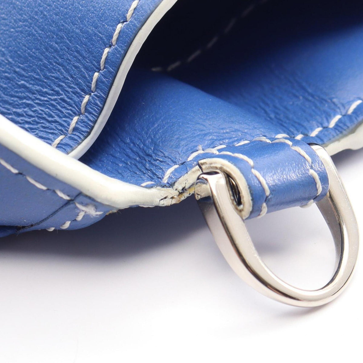 Tod's Blue Leather Wallet (Bi-Fold) (Pre-Owned)